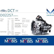 NEW TRANSMISSION D7GF1 DCT-7-SPEED SET ENGINE G4FJ G4FP FOR HYUNDAI / KIA 2015-24 MNR